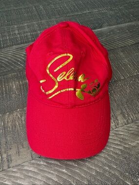 Kids Red Selena Baseball Cap